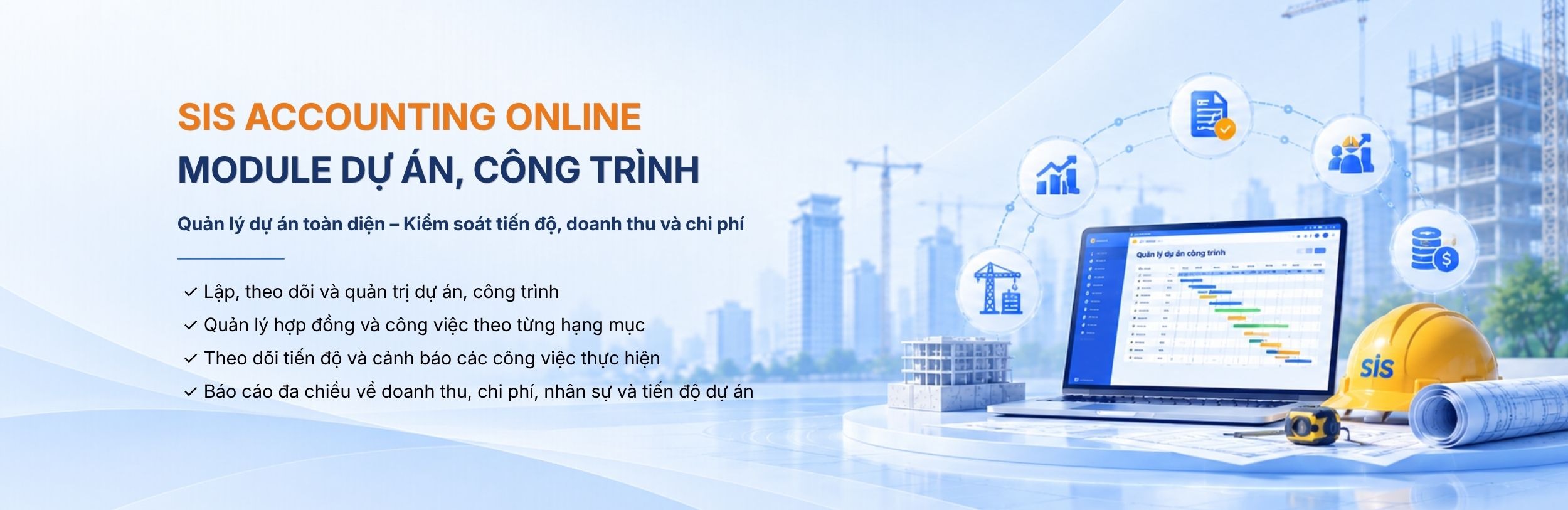 Phân hệ Quản lý dự án công trình