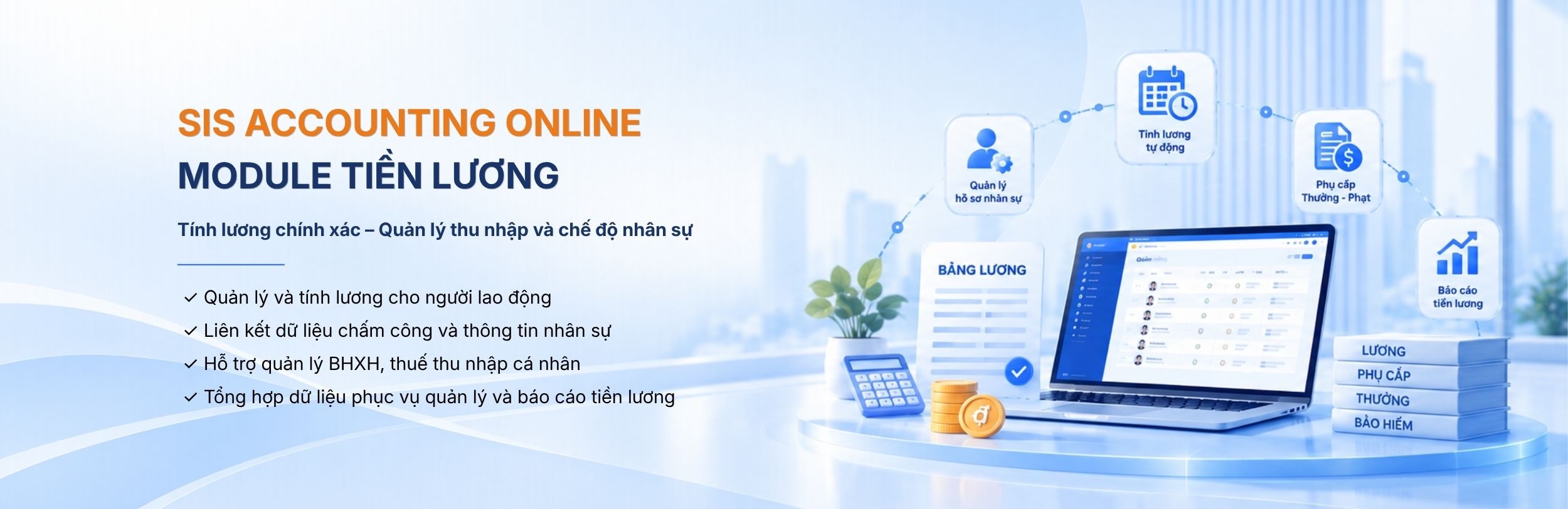 Phân hệ Quản lý tiền lương