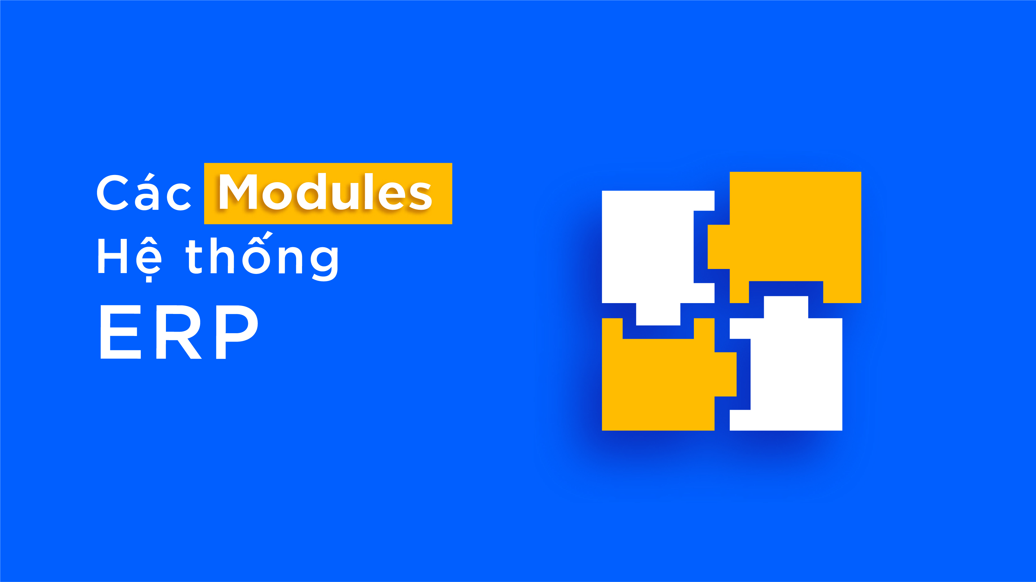 Các Modules hệ thống ERP 