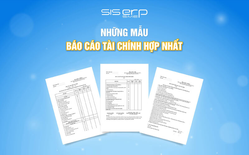 mẫu báo cáo tài chính hợp nhất