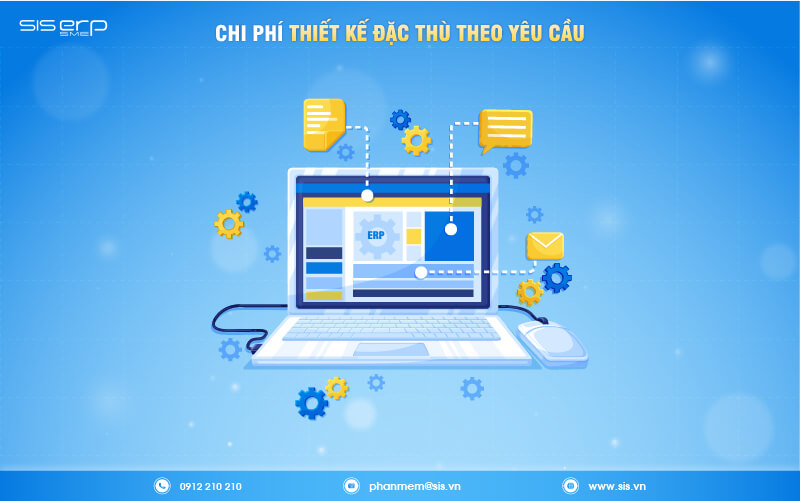 chi phí thiết kế đặc thù theo yêu cầu